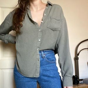 A New Day Striped Button Down